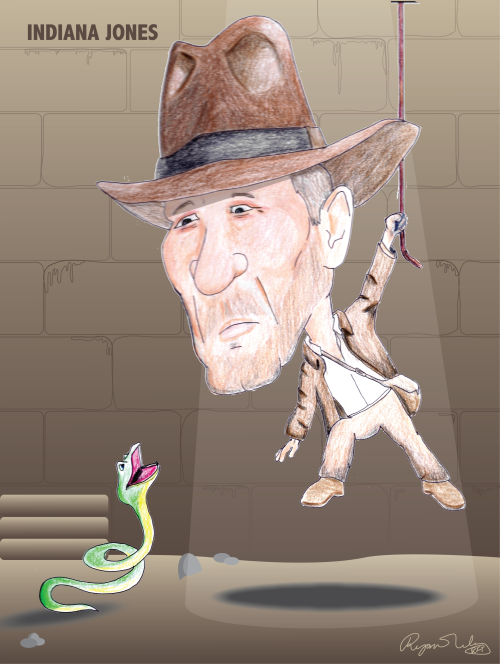 Indiana Jones Cartoon Ryan RFT